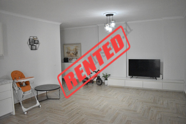 Two bedroom apartment for rent in Muzaket street near Qazim Turdiu School in Tirana.
It is located 